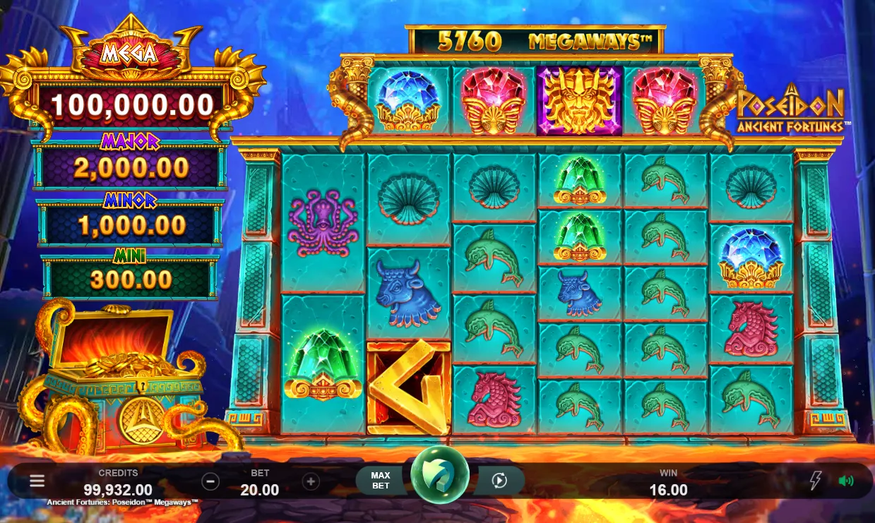 Ancient Fortunes Poseidon Megaways
